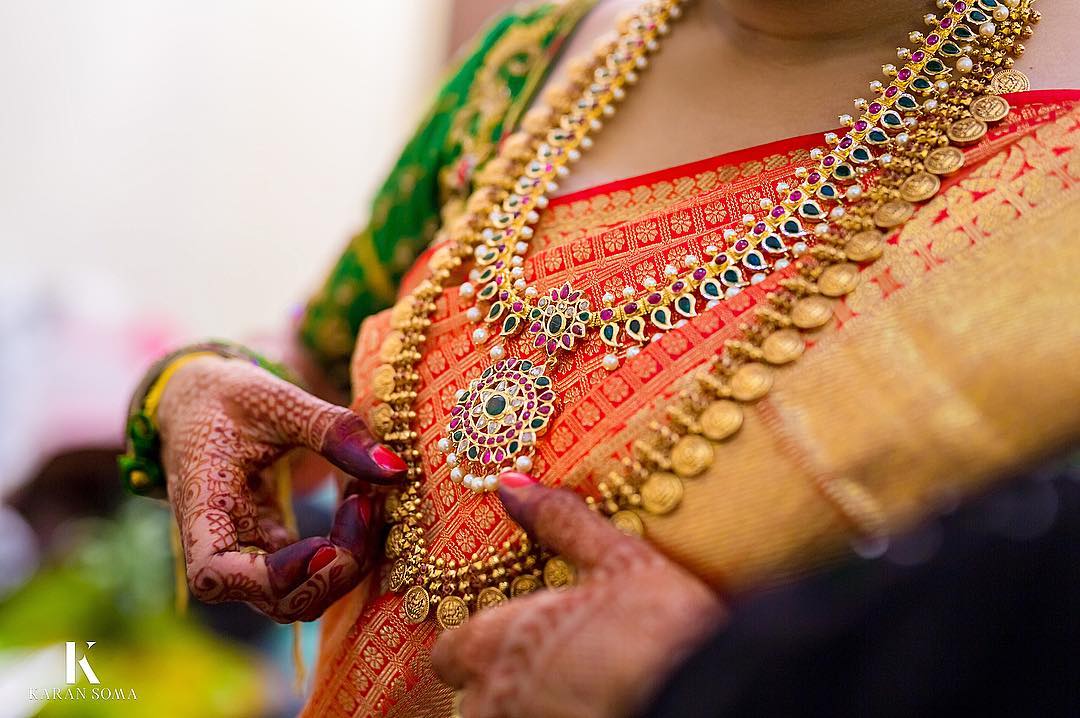 Kasu malai Bridal Jewelry 