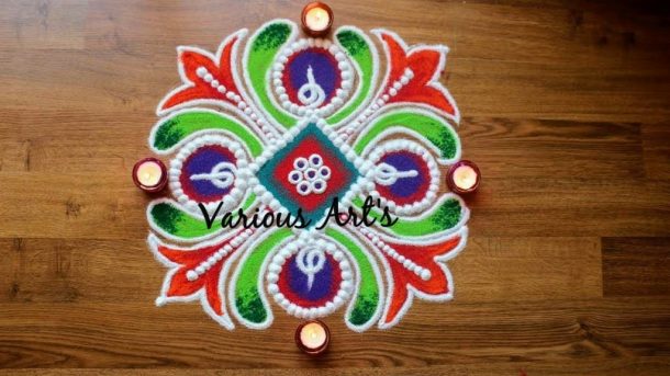 25 Simple Rangoli Designs for Diwali to try - Wedandbeyond