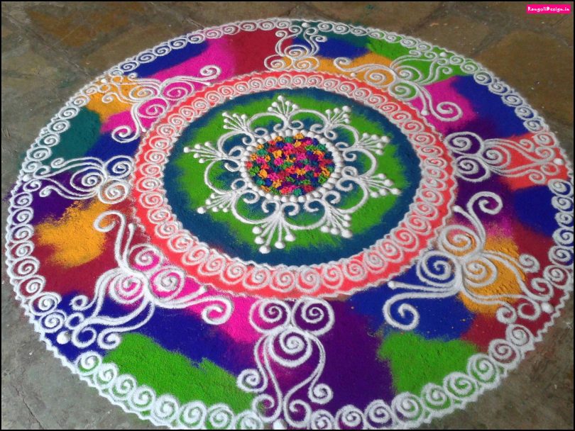 25 Simple Rangoli Designs for Diwali to try - Wedandbeyond