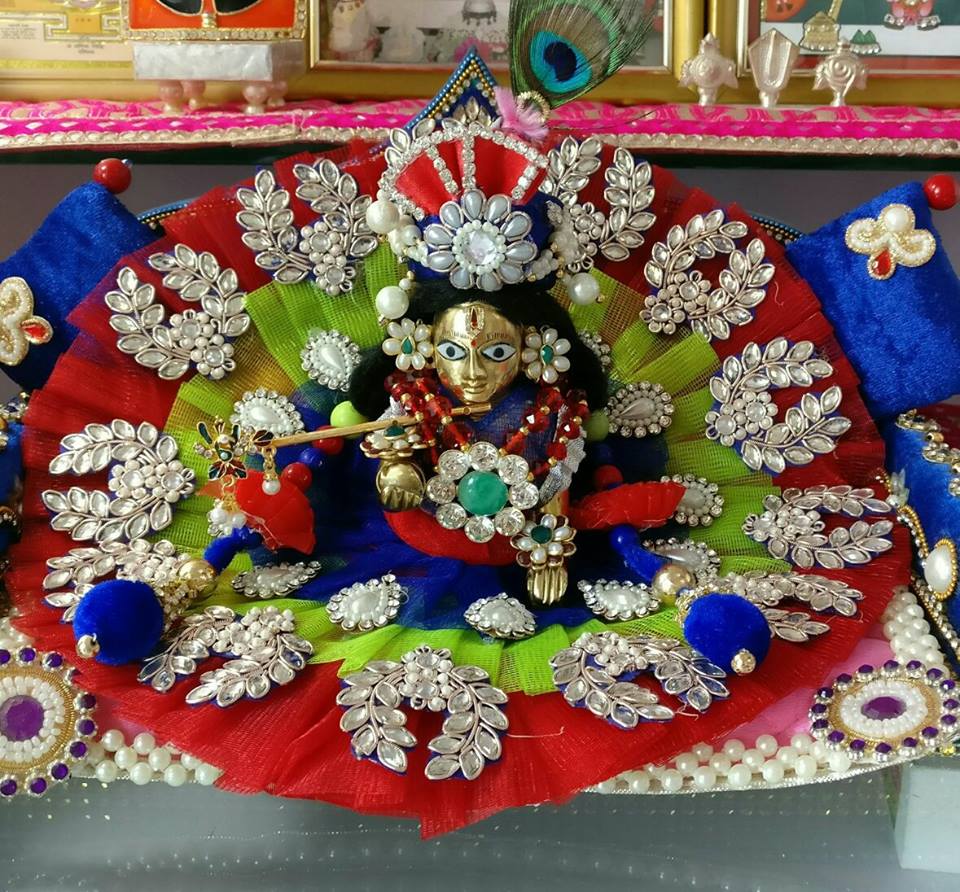 Krishna Plate Decoration