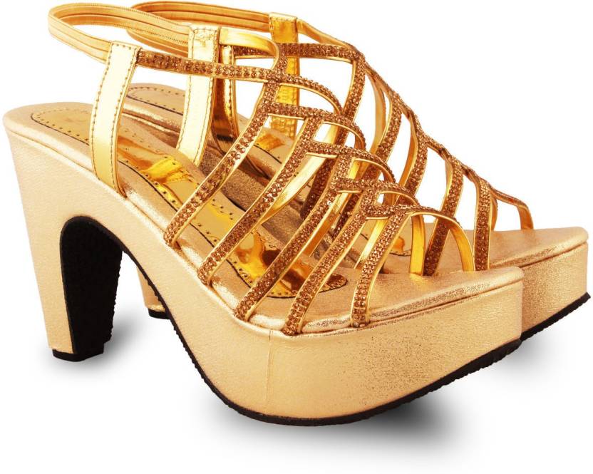 Anand Archies Women Gold Heels