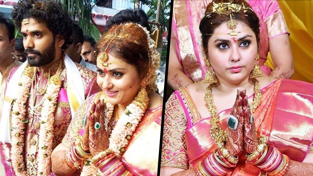 Namitha & Veerandra Chowdhary Marriage (Wedding) Photos With Family